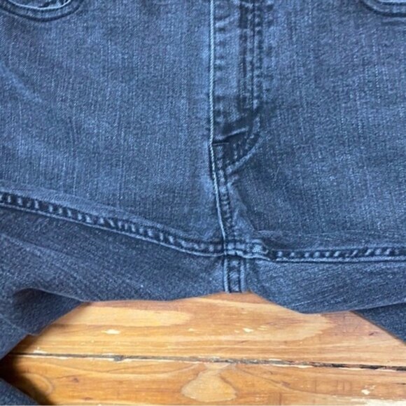 GUESS mens black skinny jeans ripped knees faded size 31 stretchy Denim - Picture 8 of 11